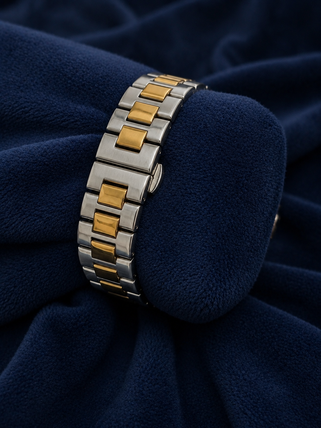 Patek Philippe Nautilus Style Two-Tone Green Dial Watch
