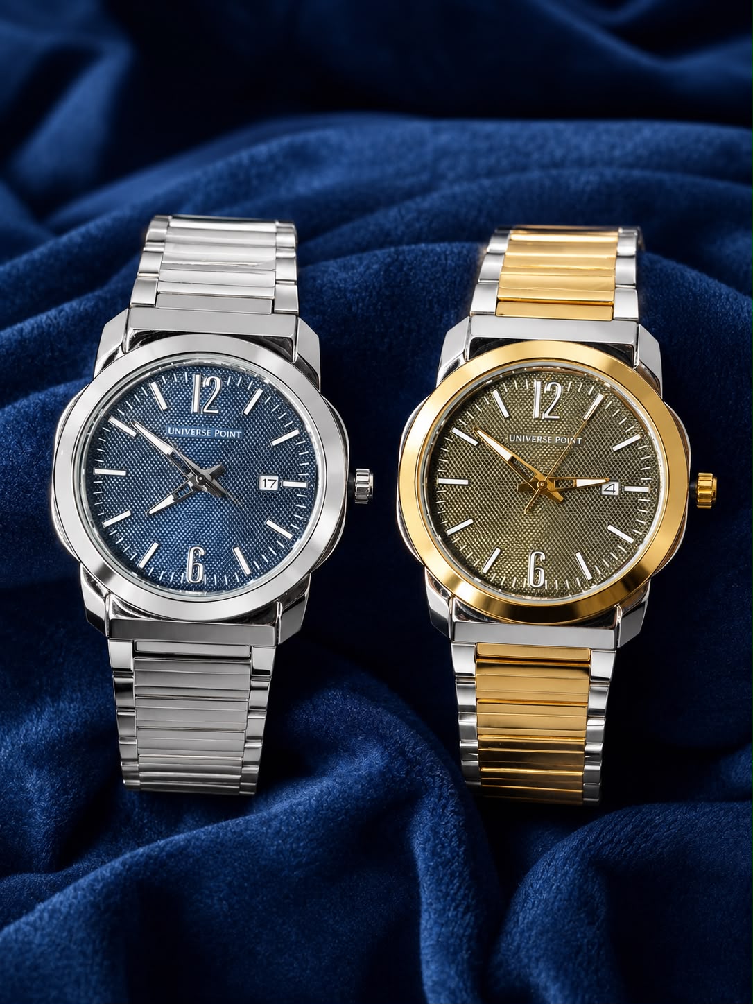 Universe Point Men’s Stainless Steel Analog Watch
