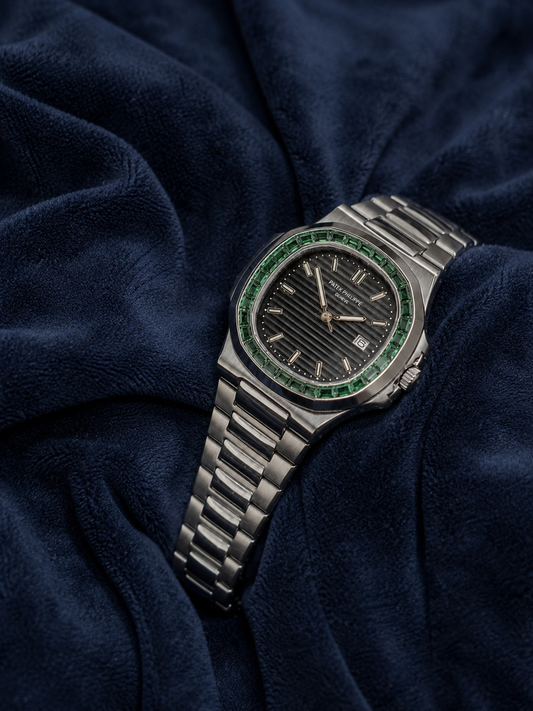 Patek Philippe Inspired Green Bezel Luxury Watch