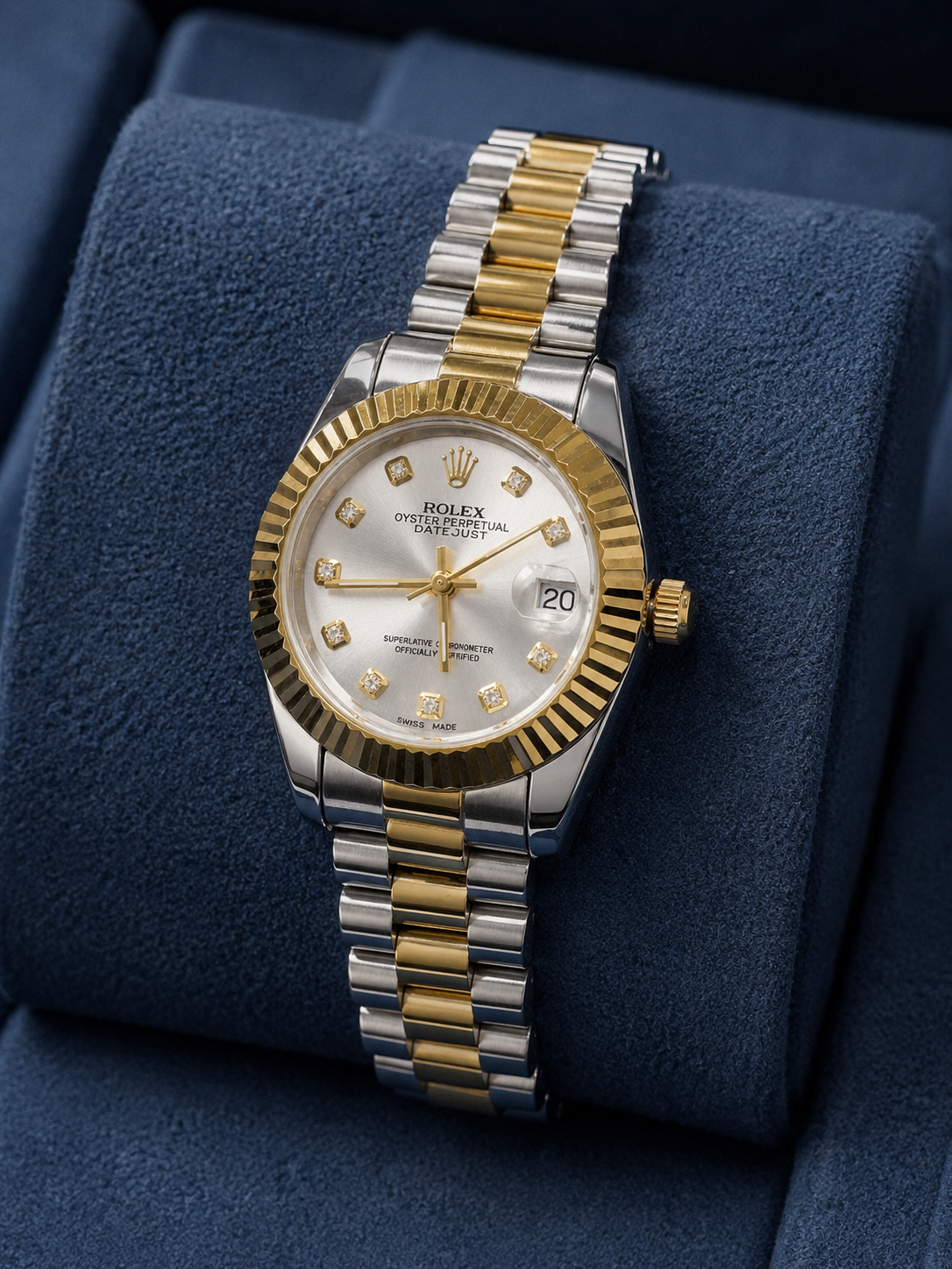 Rolex Datejust-Inspired Luxury Two-Tone Date Watch