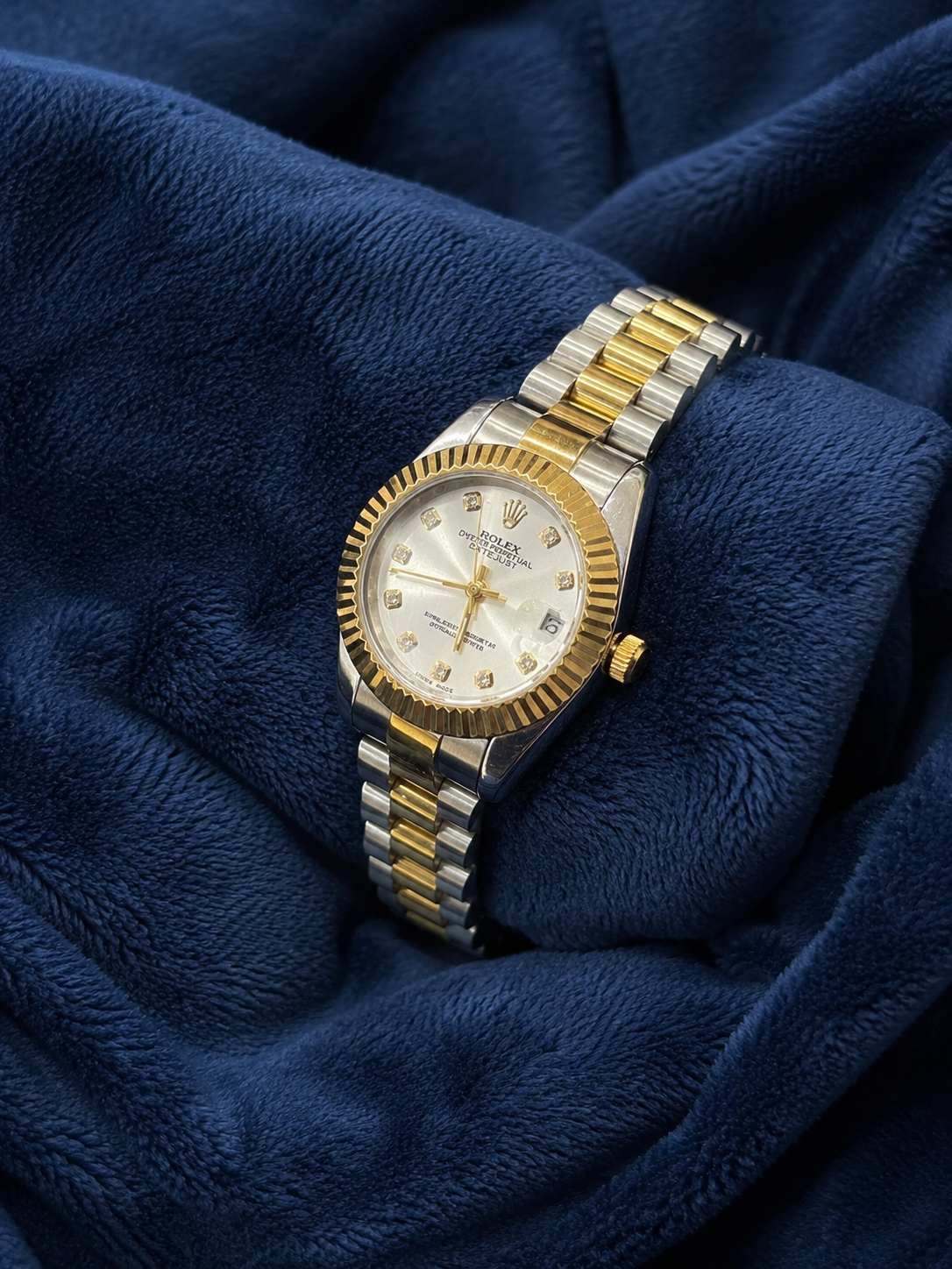 Rolex Datejust-Inspired Luxury Two-Tone Date Watch