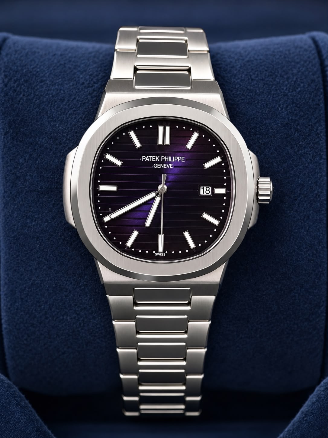 Patek Philippe Luxury Stainless Steel Wrist Watch