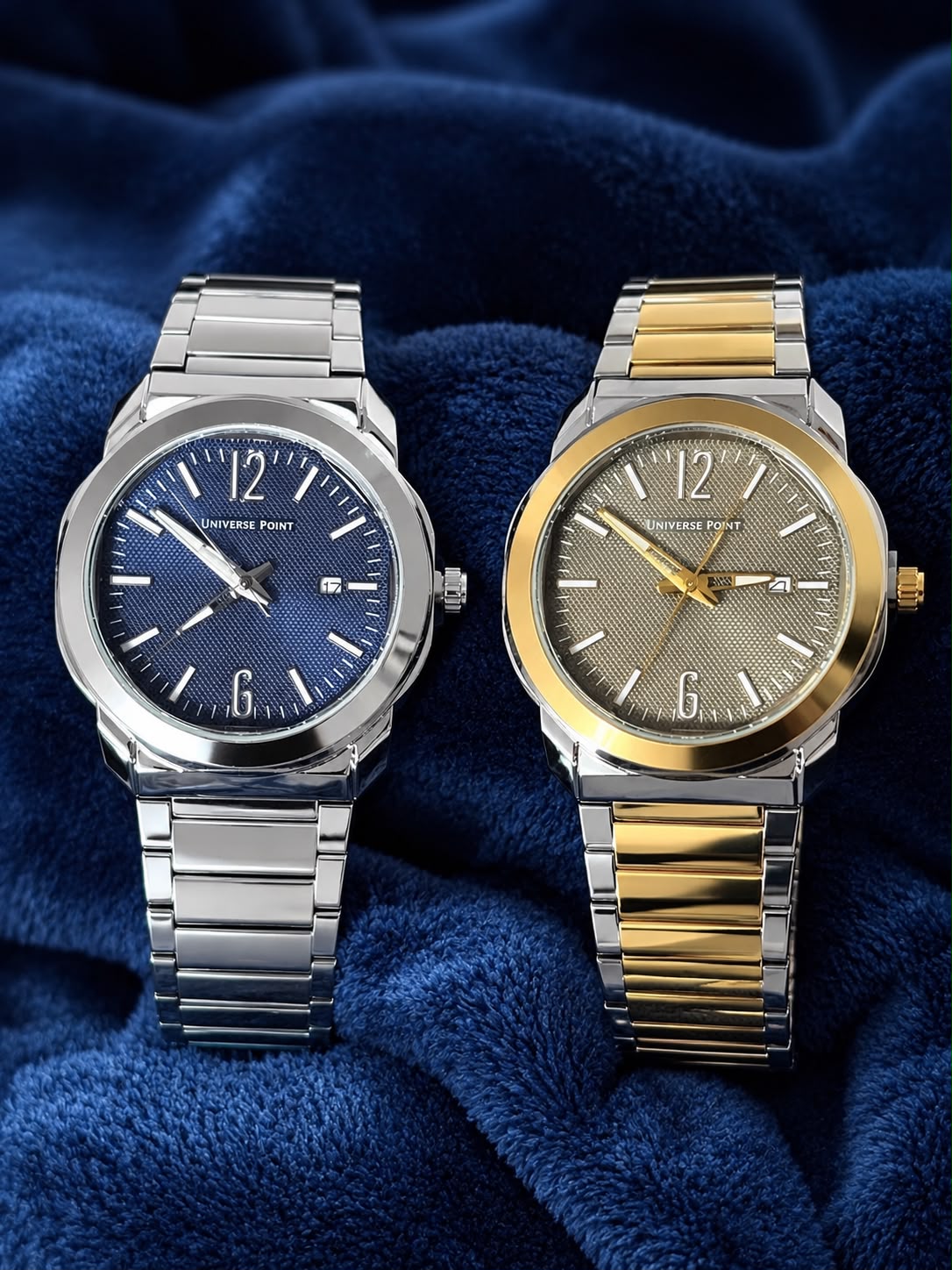 Universe Point Men’s Stainless Steel Analog Watch