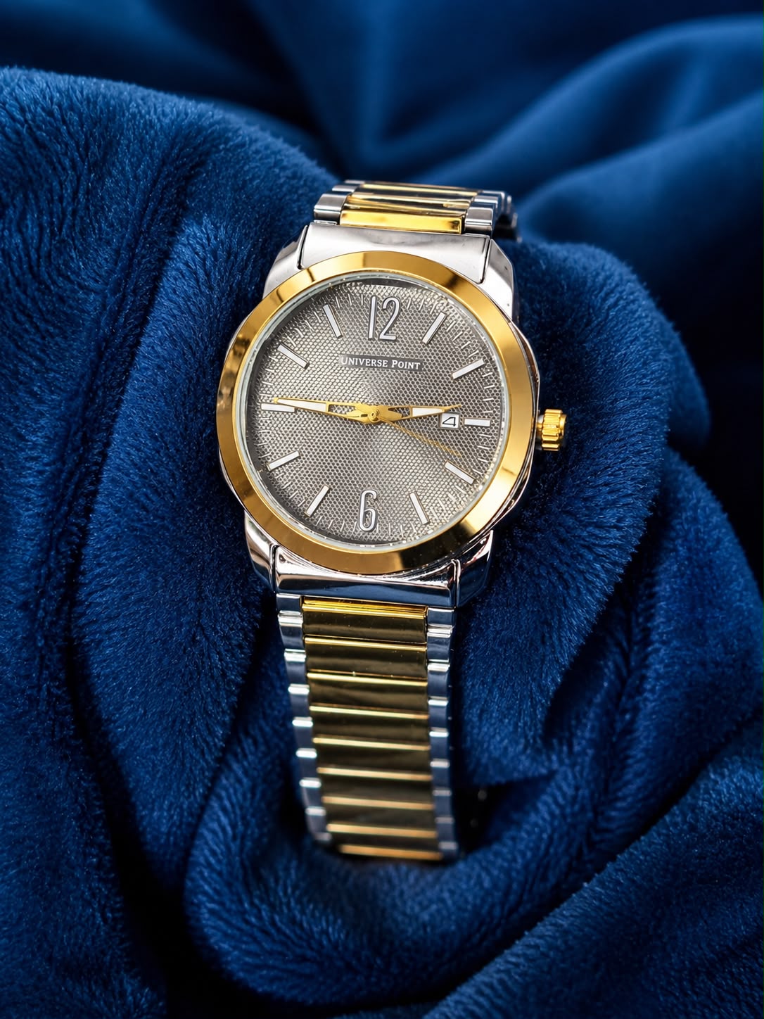 Universe Point Men’s Stainless Steel Analog Watch